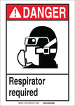 image of Brady B-302 Polyester Rectangle PPE Sign - 7 in Width x 5 in Height - Laminated - 119464