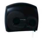 image of Kimberly-Clark 09507 Bathroom Tissue Dispenser - Pull Out by Hand - Gray - 13.88 in