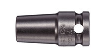 image of Vega Tools 5/16 in C-Ring Bit Holder 2HC516SK - 3/8 in-Square Shank - S2 Modified Steel - 1 3/8 in Length - Gunmetal Grey Finish - 00502