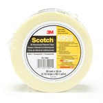 image of 3M Scotch 8959 Clear Filament Strapping Tape - 50 mm Width x 50 m Length - 5.7 mil Thick - 74901