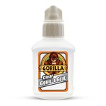 image of Gorilla Glue Clear Polyurethane Adhesive - 1.75 oz Bottle - Water Resistant - 45001