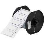 image of Brady B33D-500-2-342 Die-Cut Printer Sleeve - 2 in x 1/2 in - Polyolefin - White - B-342 - 96869