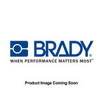 image of Brady 47015 Black on Yellow Cardstock Equipment Safety Tag - 3 in Width - 5 3/4 in Height - B-853