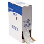 image of Brady PermaSleeve BM-125-175-342 Heat Shrink Wire & Cable Labels - 1.75 in x 0.235 in - Polyolefin - White - B-342 - 60276