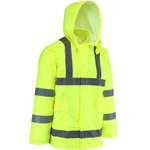 image of PIP West Chester Rain Jacket WW4033J/L - Size Large - Hi-Vis Yellow - 404107