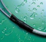 image of 3M E31.500BK6"P Heat Shrink Thin-Wall Flexible Polyolefin Adhesive-Lined Tubing - Black - 6 in - 60129