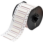 image of Brady Permasleeve B33-375-2-7642 Die-Cut Printer Sleeve - 2 in x 0.375 in - Polyolefin - White - B-7642 - 96741