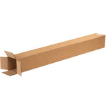 image of Kraft Tall Corrugated Boxes - 5 in x 5 in x 36 in - 1138