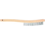 Weiler Hand Wire Brush 95151, Aluminum