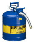 image of Justrite Accuflow Safety Can 7250330 - Blue - 14077