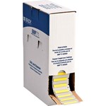 image of Brady PermaSleeve BM-187-175-342-YL Heat Shrink Wire & Cable Labels - 1.75 in x 0.335 in - Polyolefin - Yellow - B-342 - 60300