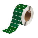 image of Brady THTEP-176-593-.5GN Die-Cut Printer Label Roll - 3 in x 1 in - Polyester - Green - B-593 - 57183