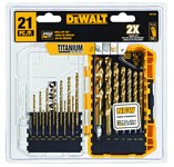 image of Dewalt IMPACT READY Drill Bit Set DW1342 - Titanium