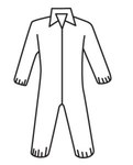 image of West Chester Disposable General Purpose & Work Coveralls 3502/L - Size Large - White - 035110