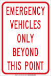 image of Brady B-555 Aluminum Rectangle White Parking Restriction, Permission & Information Sign - 12 in Width x 18 in Height - 129669