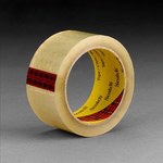 image of 3M Scotch 3743 Clear Box Sealing Tape - 48 mm Width x 50 m Length - 2.6 mil Thick - 72421