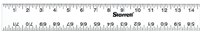 image of Starrett Aluminum Rule - 72 in Length - 2 in Wide -.125 in Thick - ASE-72