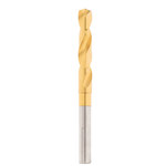 image of Milwaukee 9/16 in Deming Bit 48-89-4634 - Right Hand Cut - Split 135° Point - 6 in Overall Length - 3.15 in Flute - TiN (Titanium Nitride)