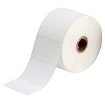 image of Brady Freezerbondz THT-157-490-1.5-SC Die-Cut Printer Label Roll - 2.2 in x 1 1/2 in - Polyester - White - B-490 - 92108