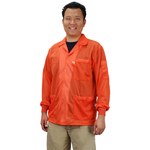 image of Desco Statshield 73913 ESD / Anti-Static Jacket - Large - Orange - DESCO 73913