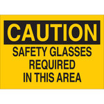 image of Brady B-302 Polyester Rectangle Yellow PPE Sign - 10 in Width x 7 in Height - Laminated - 84993