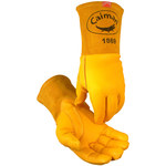 image of PIP Caiman 1869 Gold Large Grain Cowhide Welding Glove - 1869-5