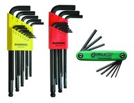 image of Bondhus GorillaGrip Ball End L-Wrench & Fold-up Set 14132