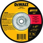 image of Dewalt HP Cutoff Wheel 09819 - Type 27 (Depressed Center) - 7 in - Aluminum Oxide