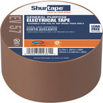 Brown Electrical Tape 3/4 X 66 Ft Roll 7 Mil 