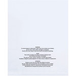 image of Clear Suffocation Warning Bag - 9 in x 12 in - 2 mil Thick - 14199