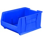 image of Akro-Mils Akrobin 300 lb Blue Industrial Grade Polymer Stacking Storage Bin - 23 7/8 in Length - 18 1/4 in Width - 12 in Height - 1 Compartments - 30289 BLUE