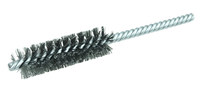 image of Weiler Steel Double Spiral Tube Brush - 5.5 in Length - 3/4 in Diameter - 0.010 in Bristle Diameter - 21111
