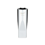 image of Milwaukee FOUR FLAT 45-34-9131 6 Point 13/16 in Deep Socket - Chrome Vanadium Steel - 1/2 in Drive - 1.5 in Length - 58936