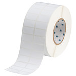 image of Brady THT-6-351-10 Die-Cut Printer Label Roll - 1.5 in x 3/4 in - Vinyl - White - B-351 - 20814