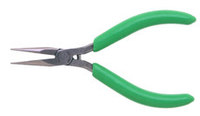 image of Xcelite by Weller Serrated Needle Nose Straight Needle Nose Gripping Pliers - 5 in Length - Foam Cushion Grip - LN542N