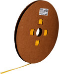 image of Brady Permasleeve PS-C-187-YL-J Yellow Polyolefin Continuous Thermal Transfer Printer Heat-Shrink Tubing - 200 ft Length - 662820-99708