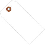 image of Shipping Supply White Plastic Tags - 12758