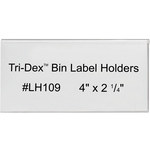 Shipping Supply Tri-Dex Clear Plastic Bins - 4 in x 2 1/4 in - SHP-12818