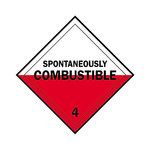 image of Brady B-101 Polycoated Tagstock Square White Truck Placards Sign - 10 3/4 in Width x 10 3/4 in Height - 63447