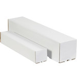 image of White Square Mailing Tubes - 2 in x 37 in x 2 in - 12139