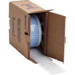 image of Brady Permasleeve PS-094-2-WT Die-Cut Printer Sleeve - 2 in x 0.182 in - Polyolefin - White - B-342 - 32600