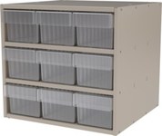 image of Akro-Mils Akrodrawers AD1817P68 Super Modular Cabinet - Putty - 18 in x 17 in x 16 1/2 in - AD1817P68 CLEAR