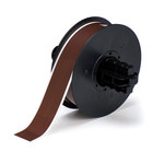 image of Brady B30C-1125-595-BR Printer Label Roll - 1.125 in x 100 ft - Vinyl - Brown - B-595 - 18304