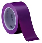 image of 3M 471 Purple Marking Tape - 1 in Width x 36 yd Length - 5.2 mil Thick - 37741