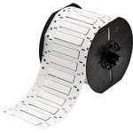 image of Brady B33D-250-2-7642 Die-Cut Printer Sleeve - 2 in x 0.25 in - Polyolefin - White - B-7642 - 96750