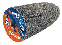 image of Weiler Tiger Zirc Zirconia Alumina Abrasive Cone - 1 1/2 in Length - 3/8-24 UNF Center Hole - 68306