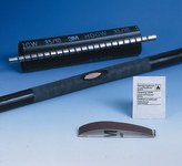 image of 3M HDCW-140/40-1000 Black Adhesive-Lined Polyolefin Heat Shrink Wrap Sleeve - 1000 mm Length - 140 mm Max Diameter - 40 mm Min Diameter - 59094