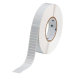 image of Brady UltraTemp THT-103-718-10 Die-Cut Printer Label Roll - 1 in x 0.25 in - Polyimide - White - B-718 - 92451