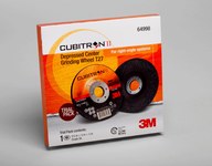 image of 3M Cubitron II Type Q Ceramic Depressed Center Grinding Wheel - 4 1/2 in Dia - 7/8 in Center Hole - Thickness 1/4 in - 87209