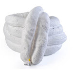 image of Brady SPC White Polypropylene 61 gal Absorbent Boom 107830 - 5 in Width - 10 ft Length - 662706-14066